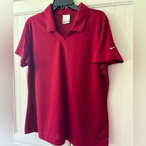 Nike golf shirt for women v neck lightweight